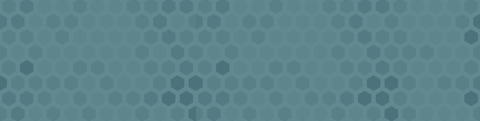 The Imprfct Life honeycomb pattern, a field of hexagons on deep peacock teal